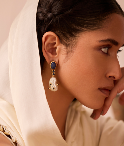 The Ameera Pearl Drop Earrings