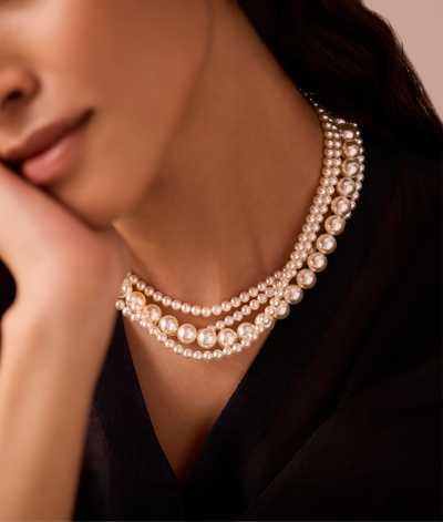The Tanira Swarovski Pearl Necklace