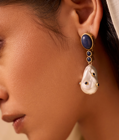 The Ameera Pearl Drop Earrings