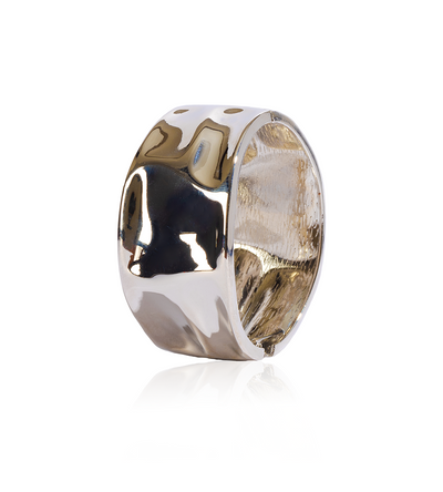 The Silver Mirage Bangle