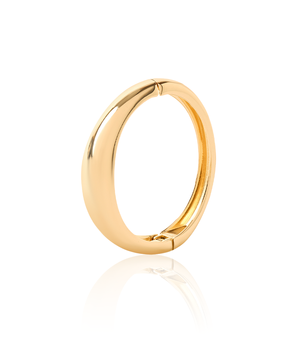 希少✨Chloe Ribbon Rhinestone Gold Bangle The Chloe Bangle - Gold – So Fetch