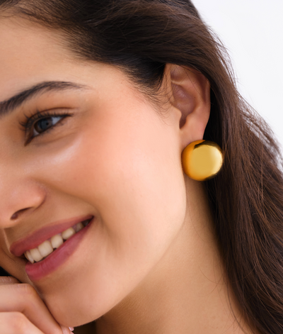 The Classic Gold Stud Earrings