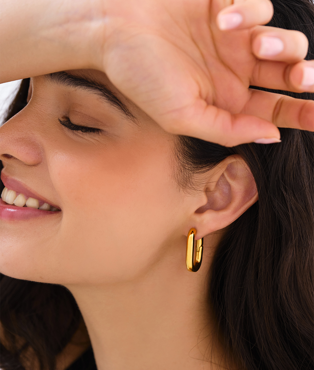 The Classic U-Hoop Earrings