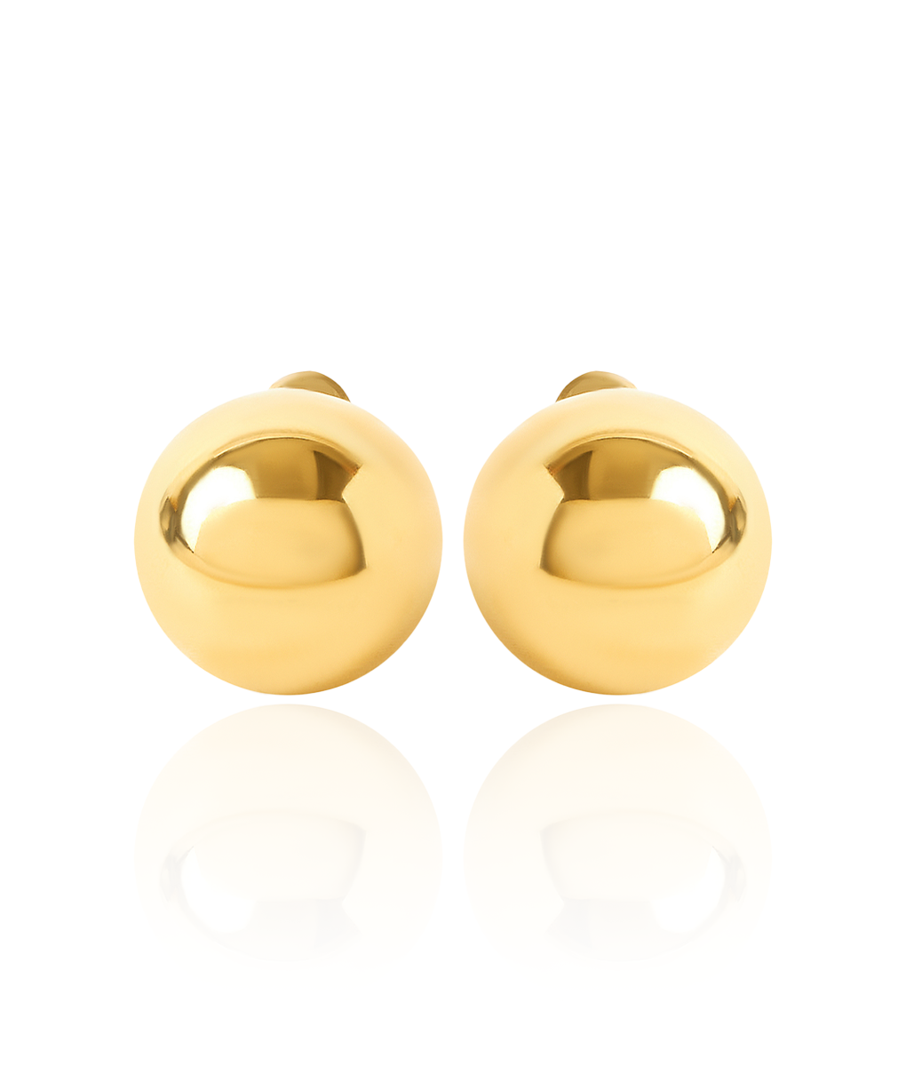 The Classic Gold Stud Earrings
