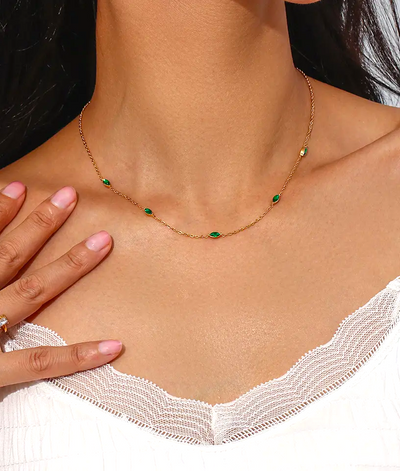 Shiloh Emerald Necklace
