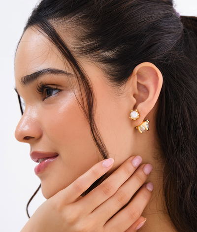 The Elaan Pearl Earrings