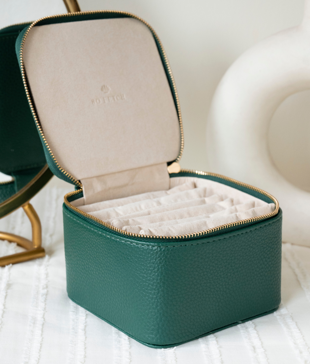 Plush Leather Jewellery Case
