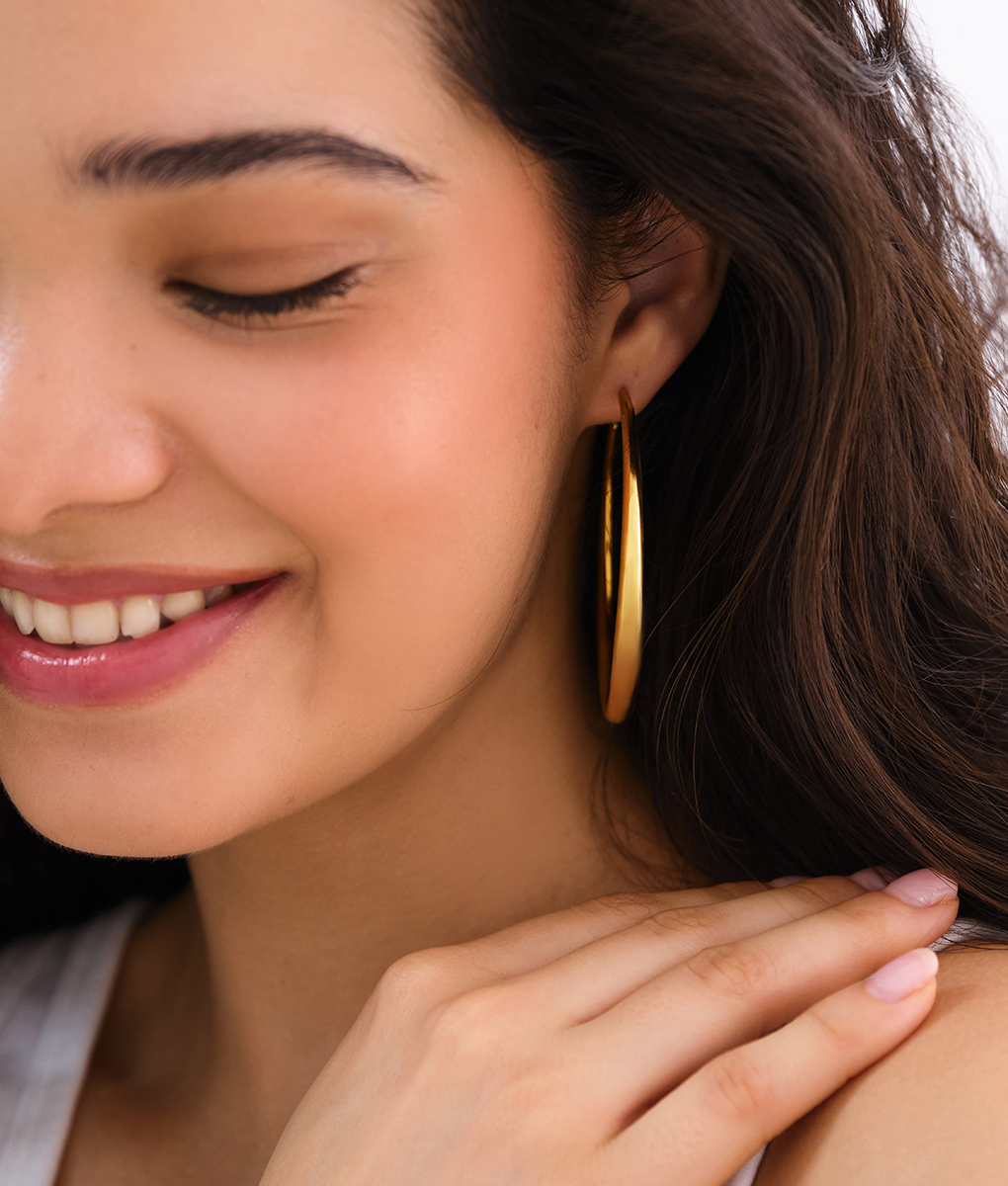 The Lea Hoop Earrings