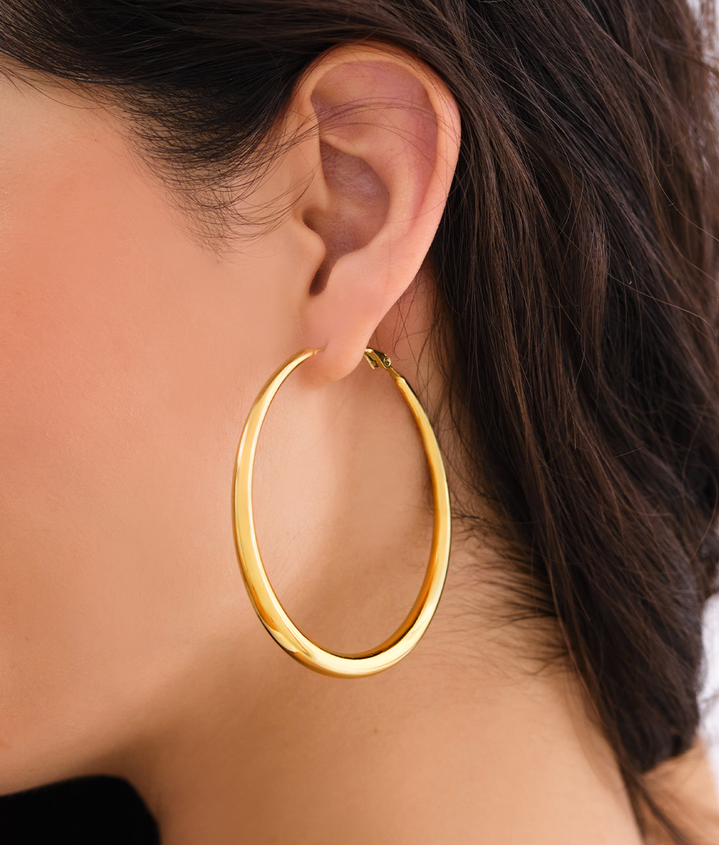 The Lea Hoop Earrings
