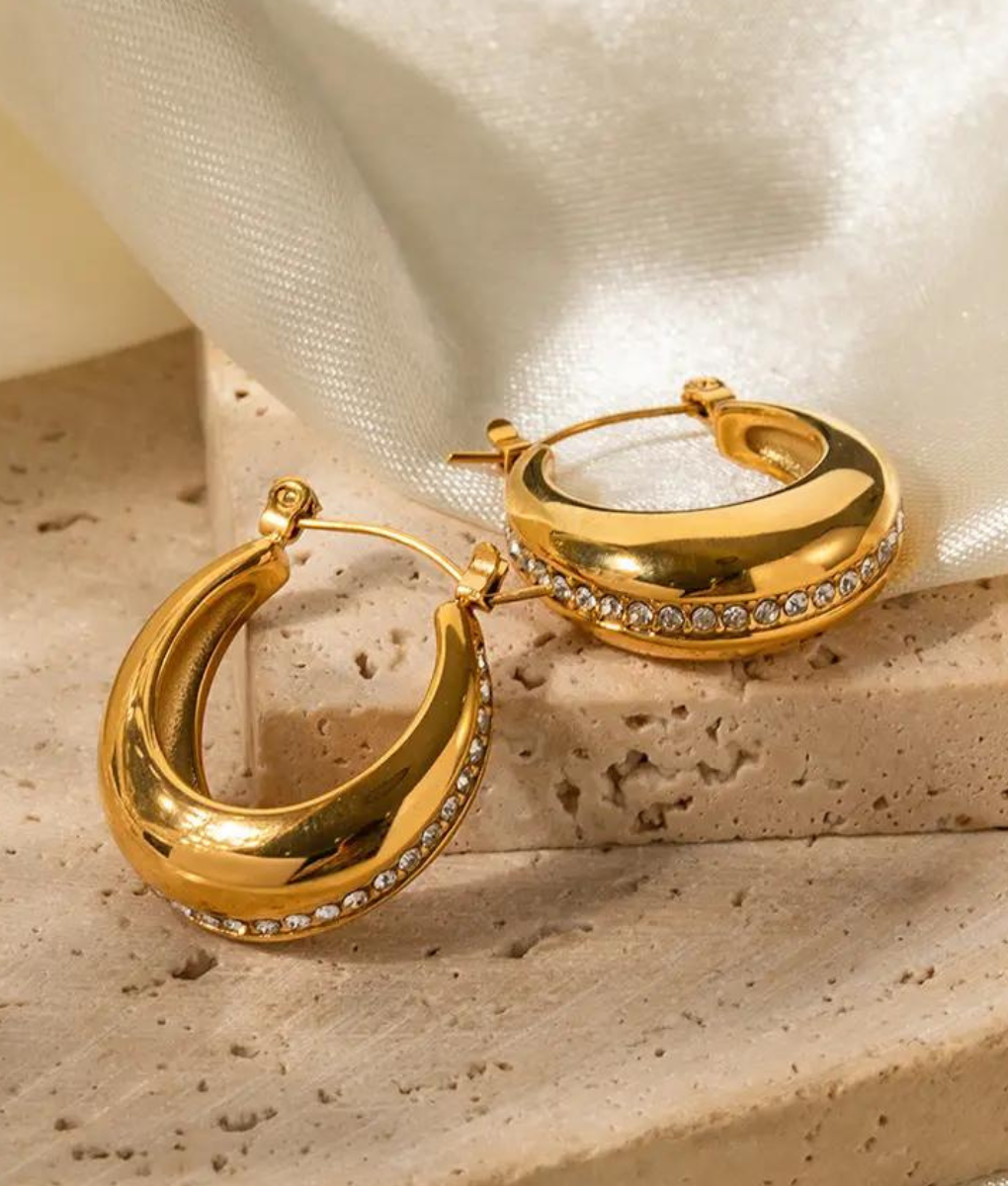 Light Weight Hoop Earrings Gold Design Buy Cute Big Light Weight Gold Round Hoop Earrings For Women