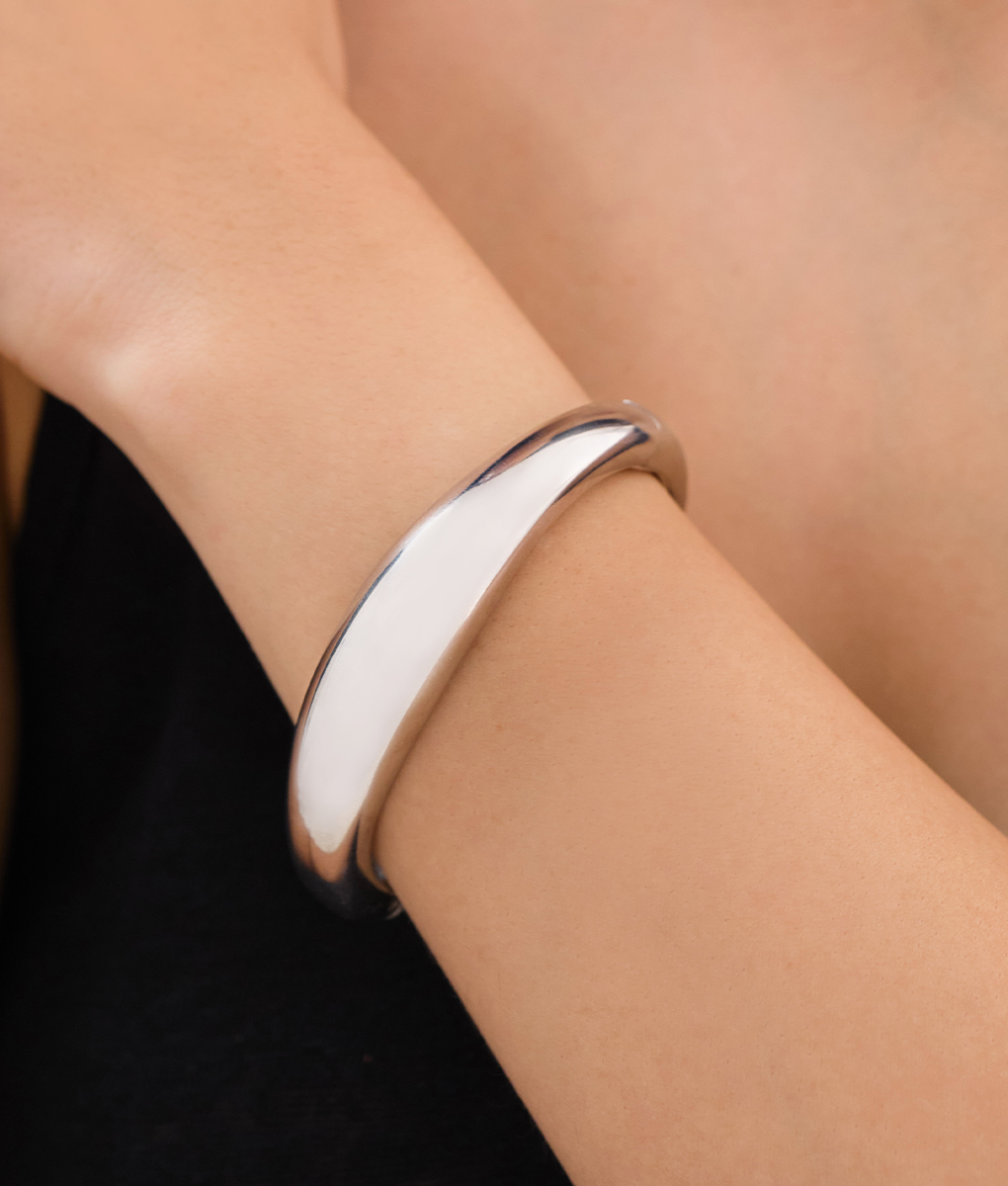 The Chloe Bangle - Silver