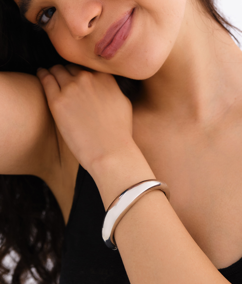 The Chloe Bangle - Silver