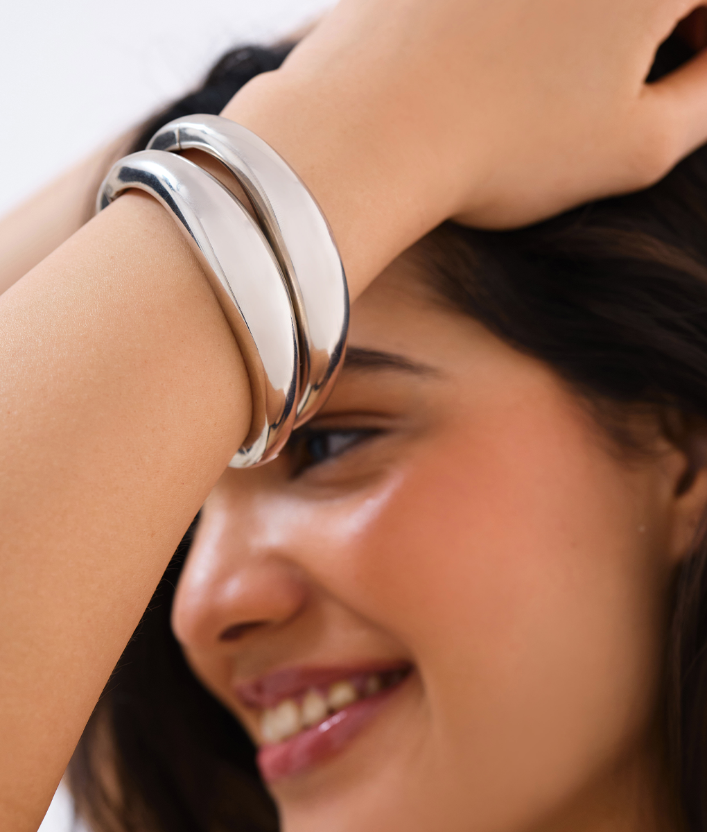 The Chloe Bangle - Silver