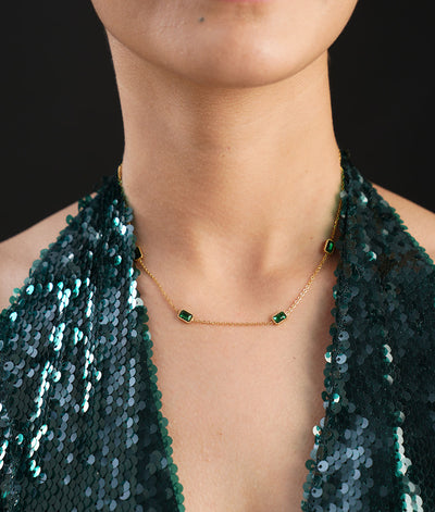 The Zelda Emerald Necklace