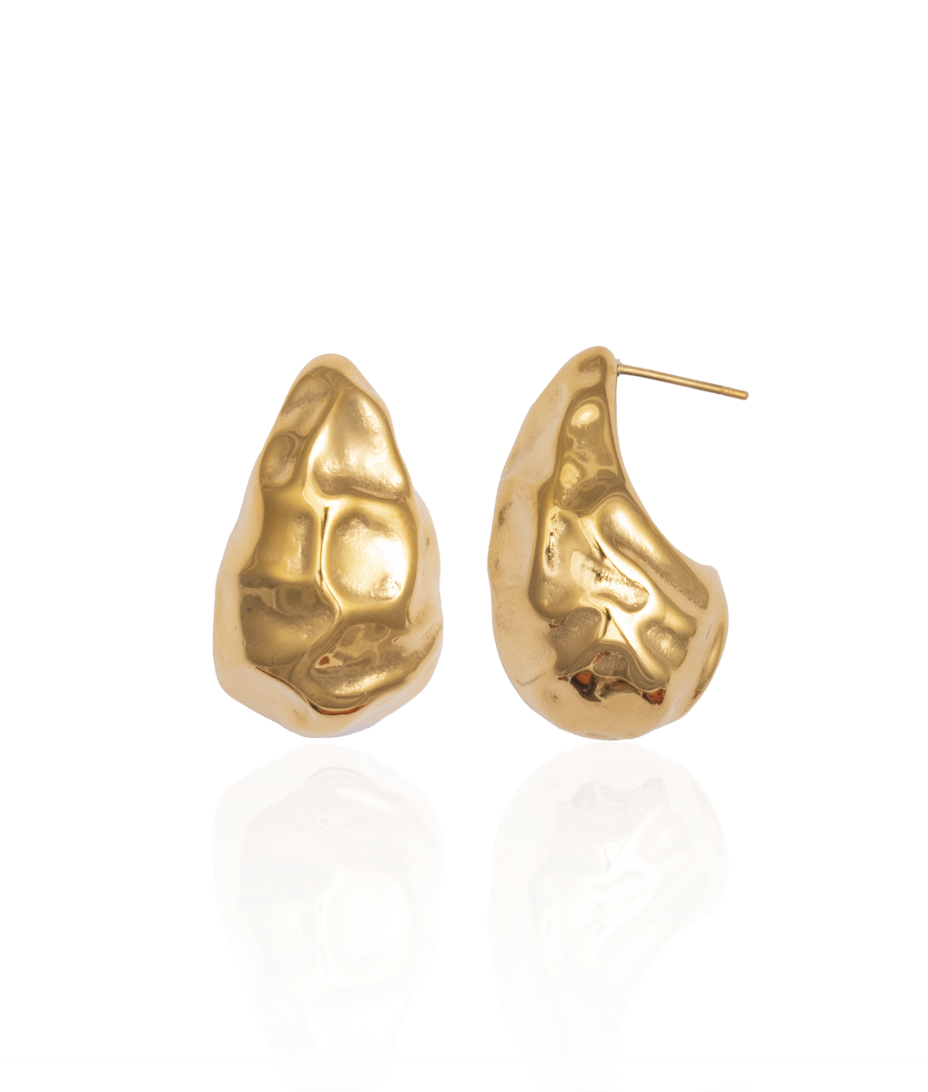 The Astrea Gold Stud Earrings