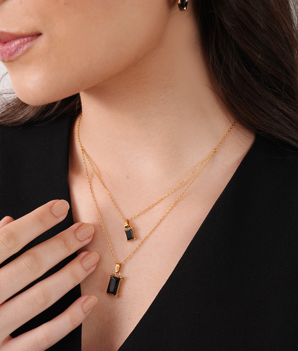 The Anatase Layered Necklace