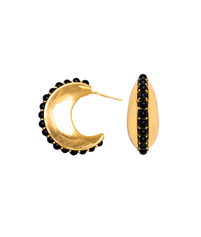 The Gold Mirage Hoops