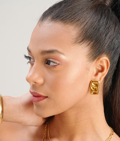 The Beverly Gold Stud Earrings