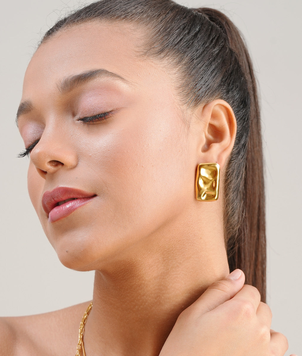 The Beverly Gold Stud Earrings