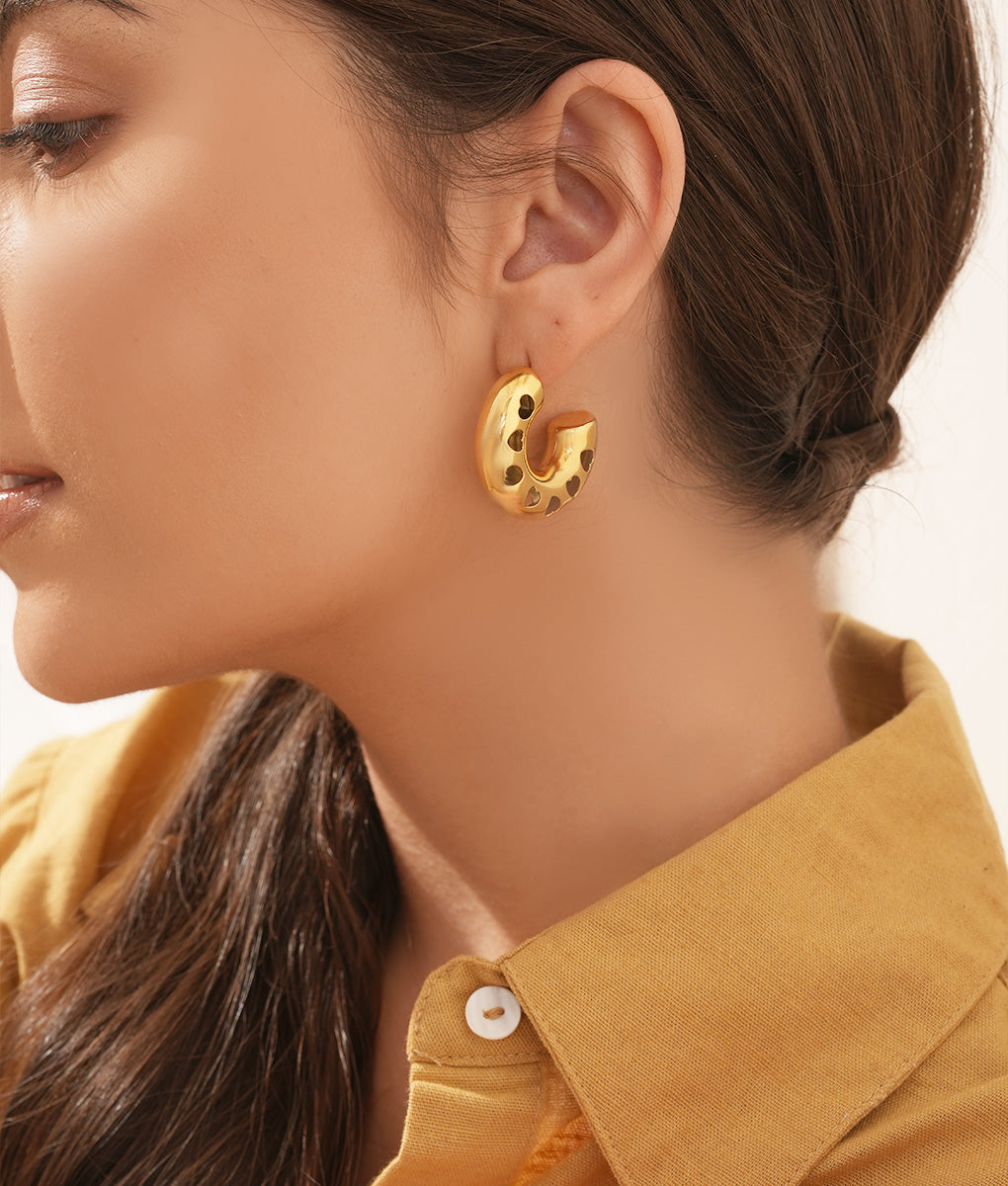 The Veronica Hoops - Gold