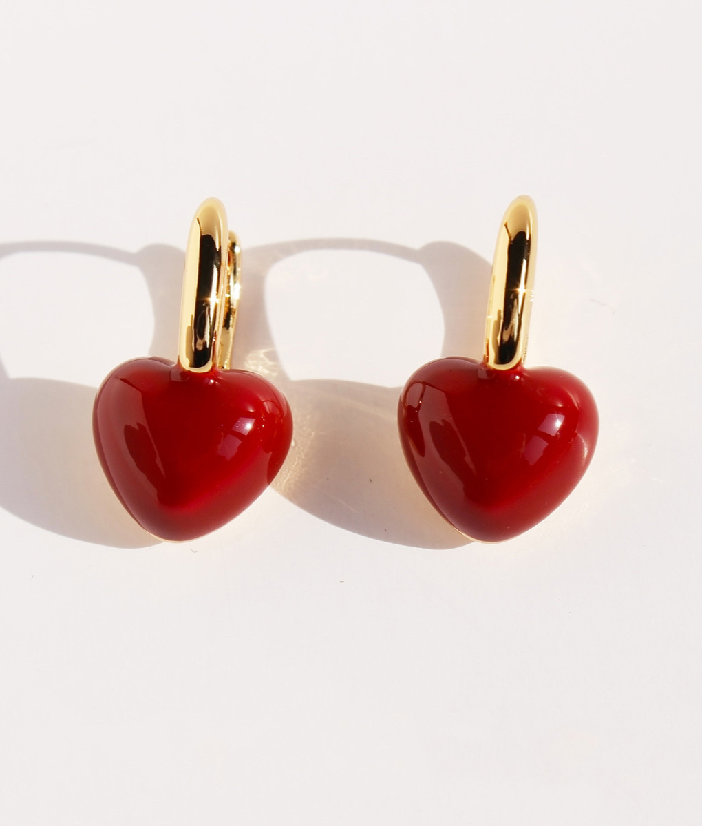 The Little Heart Earrings – So Fetch