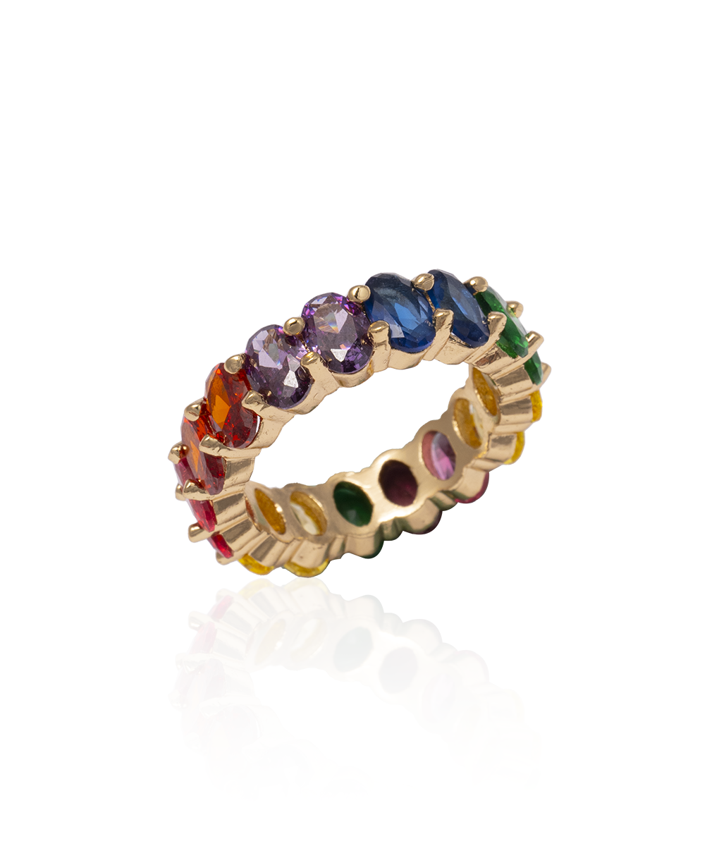 multicolour ring