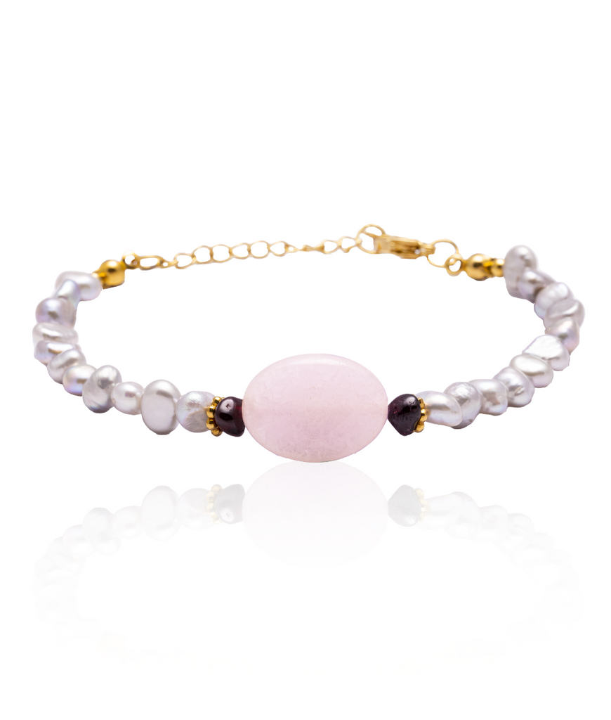 Pink Moonstone selling Bracelet B4017