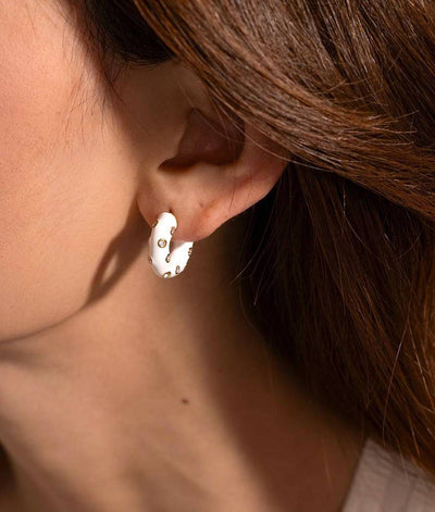Starshine Crystal Hoop earrings