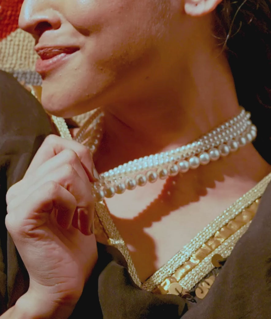 The Tanira Swarovski Pearl Necklace