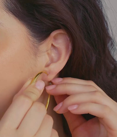 The Lea Hoop Earrings
