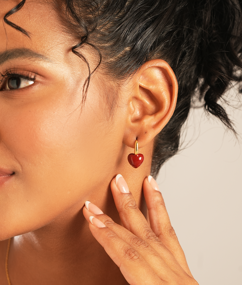 The Little Heart Earrings – So Fetch