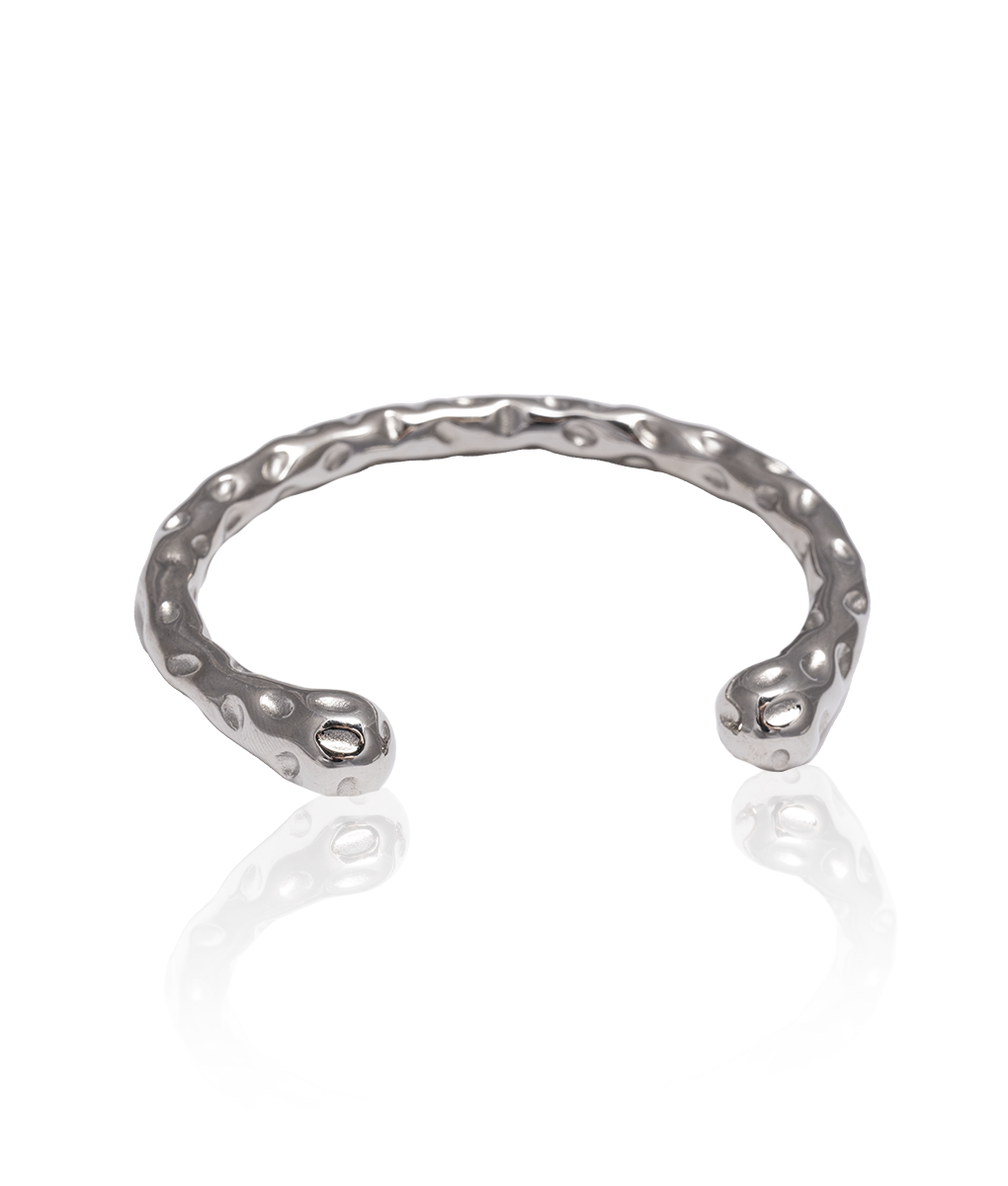 The Shyla Silver Bangle