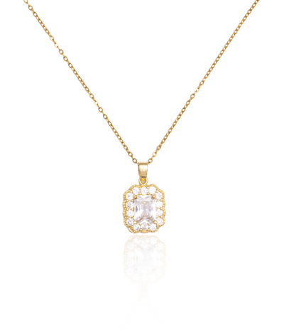 Zenya Crystal Pendant Necklace