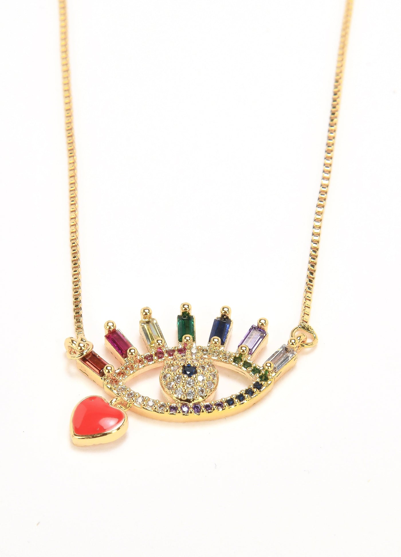 The Crystal Evil Eye Necklace