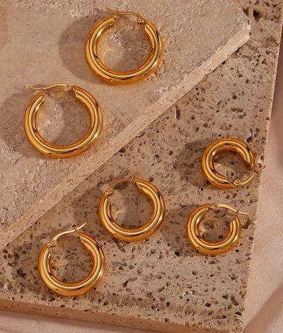 Everyday Gold Hoops