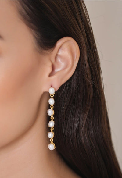 Athena Freshwater Pearl Earrings – atto.studio